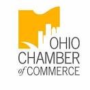 The Ohio Chamber of Commerce logo, featuring a stylized yellow outline of Ohio with a skyline design, and the text "Ohio Chamber of Commerce" in black below it.