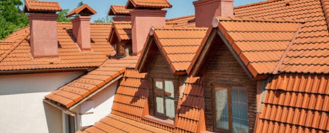 A lovely Spanish roof with red terracotta tiles